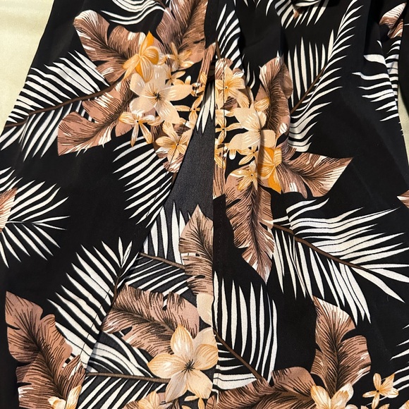 SHEIN Black and Brown Wide Leg Pants - Picture 3 of 3